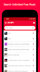 ZIK mp3 music download Apk Mod for Android [Unlimited Coins/Gems] 4