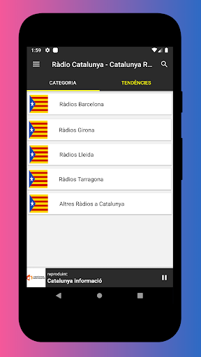 Android application Radio Catalonia - Radio FM AM screenshort