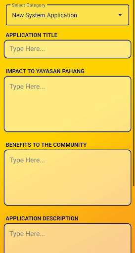 Android application YP STAFF screenshort