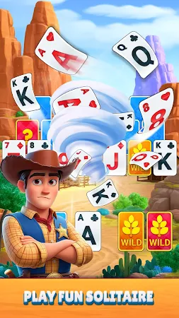 Game screenshot Cowboy TriPeaks Solitaire mod apk