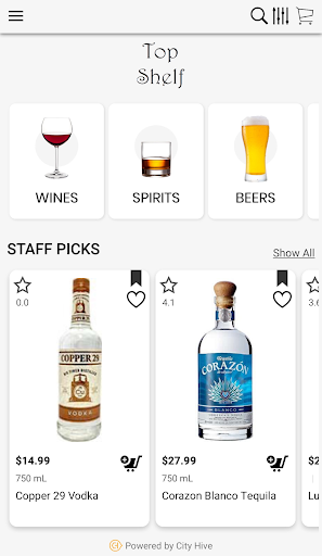 TOP SHELF LIQUORS GA Screen 2