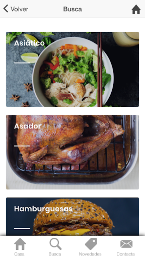 Android application Bringfood screenshort