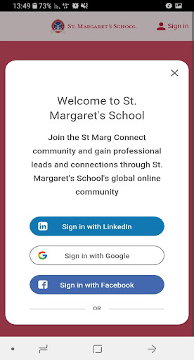 St Marg Connect Screen 2