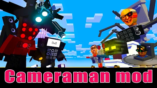 Cameramen Mod For Minecraft PE
