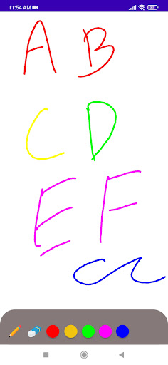 Android application Recent Painting Application screenshort