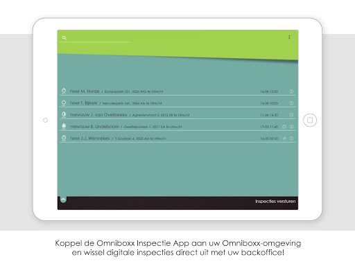 Android application Omniboxx Inspectie App 2.0 screenshort