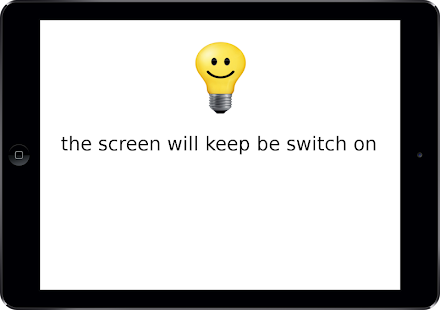 Keep screen on Screenshot