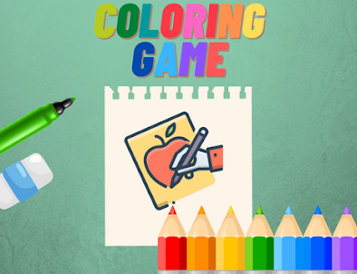 Coloring game offline anime