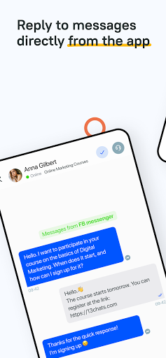 13chats — live chat for your s Screen 2