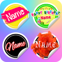 Name Sticker Maker - WAStickerApps, Text Stickers
