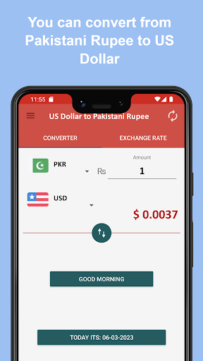 US Dollar to Pakistani Rupee Screen 3