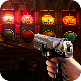 Halloween 3D pumpkin & bottle FPS shooting game icon