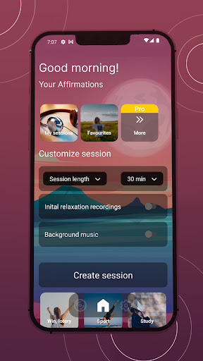 Android application Mindset Programmer screenshort