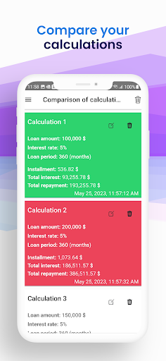 Credit Calculator Screen 3