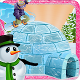 Build Igloo House - Winter Fun icon