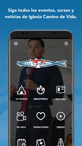 Android application Iglesia Camino de Vida screenshort