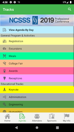 NCSSS Events Screen 3