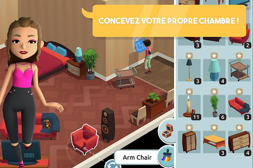 Code Triche Hotel Hideaway - Simulateur de Vie Sociale et Chat APK MOD (Astuce) screenshots 4