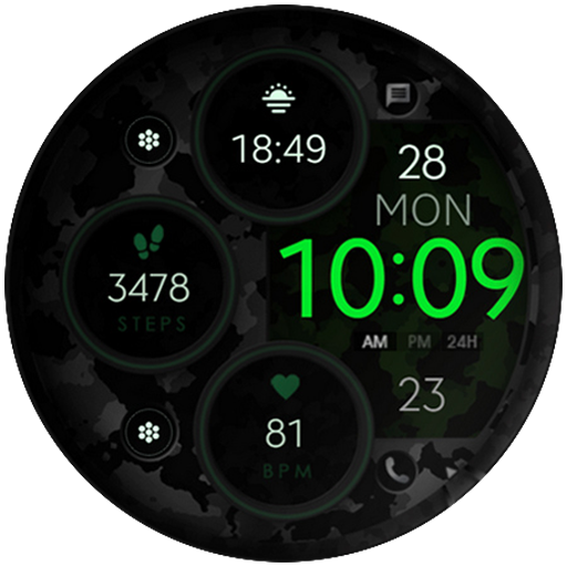 Dream 46 camo watch face logo