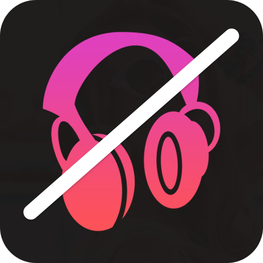 Earphone setting Headphone off logo
