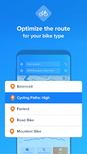 Bikemap：骑行追踪器和地图 MOD APK（高级版已解锁）4