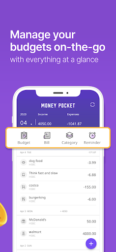 MoneyPocket Expense and Budget