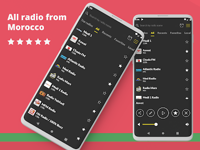 Captura de Pantalla 1 Radio Marruecos FM en vivo android