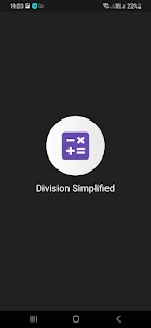 Division Simplified