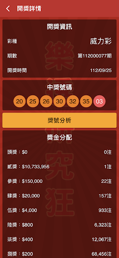 樂透研究 Screen 3