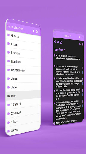 Android application Sainte Bible Catholique screenshort