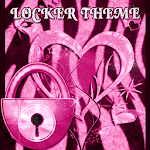 Zebra Heart Pink GO Locker Apk