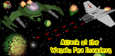 Wasabi Pea Invaders Freeのおすすめ画像1