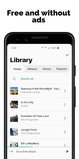 Android application Melody Player screenshort