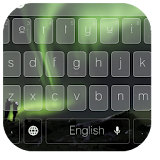 Glowing Aurora Green Keyboard icon