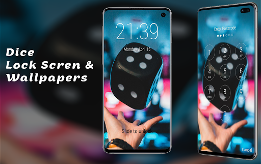 Android application Dice Lock Screen & Wallpapers screenshort