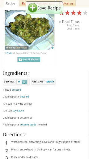 Recipe Pal Screen 3