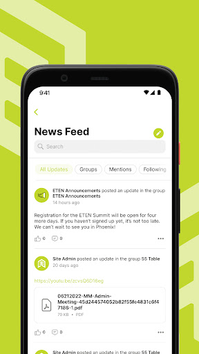 ETEN Community Hub Screen 3
