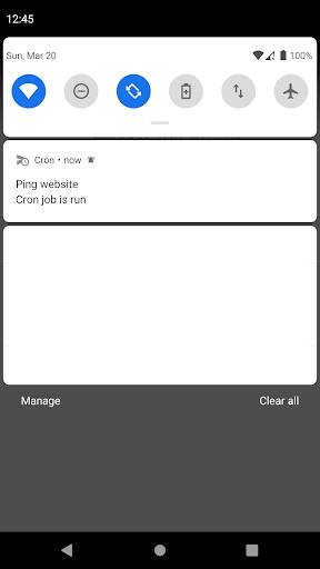 Cron Screen 2