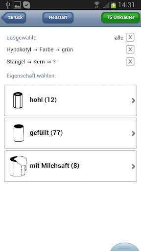 SFZ-Unkraut-Bestimmung Screen 3