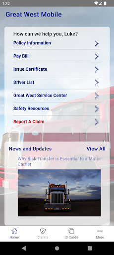 Great West Mobile Screen 3