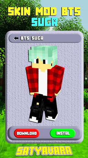Skins Mod BTS Minecraft