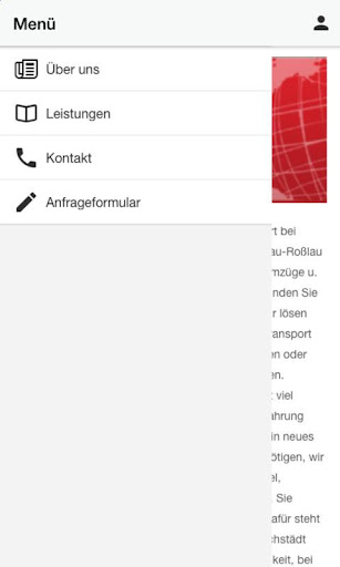 Android application Umzug-Spedition Bechstädt screenshort