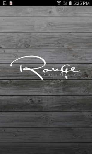 Android application Rouge Hair Boutique screenshort