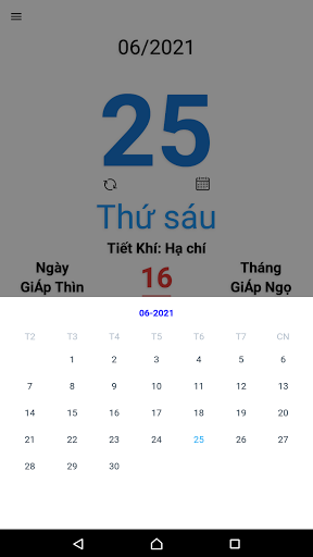 Vạn Sự - Lịch vạn sự, nhịp sin Screen 2