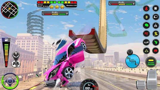 Mega Ramp Car Crash Simulator