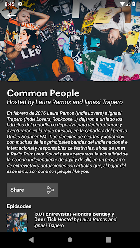 Radio Primavera Sound Screen 3