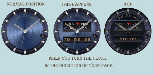 MetallicTwist Watch Face Screen 2