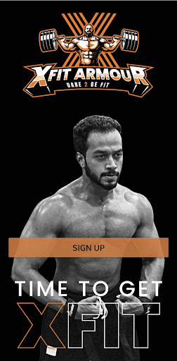 Android application XFit Armour screenshort