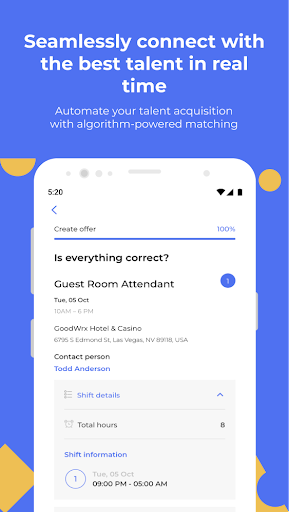 Android application Goodwrx Business screenshort