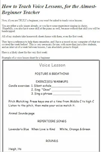 How to Do Singing Lessons